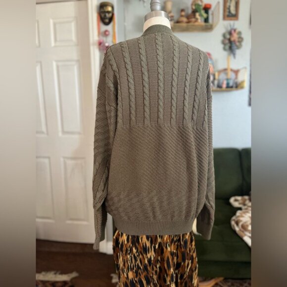 Vintage Liz Claiborne 100% cotton knit cardigan - Picture 4 of 7